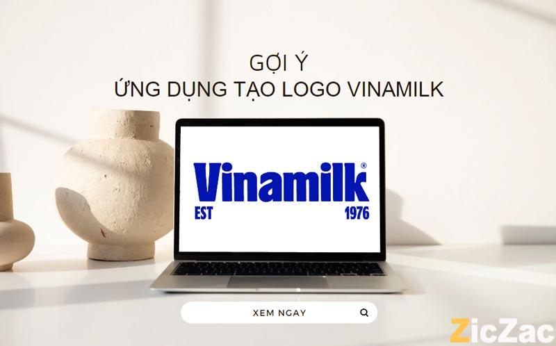 Thiết kế trên ứng dụng tạo logo vinamilk độc đáo theo cách của bạn